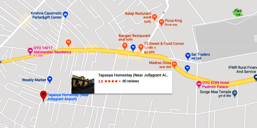Tapasya Home Stay Located DPS Road Kandal Atthurwala ,Just 10 Minute away from Jolly Grant Airport Dehradun 